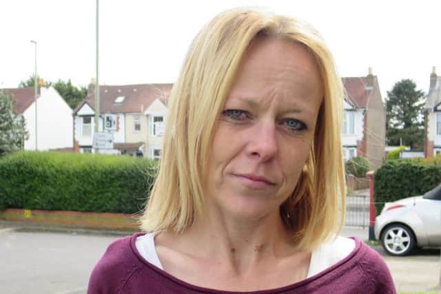 Lisa Plested, 42, of Rowner, Gosport, paying tribute to her  friend Donna Jones who died in Portchester on April 22