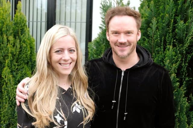 Heaven on Earth writer Sara Jeffs with Russell Watson
Brand