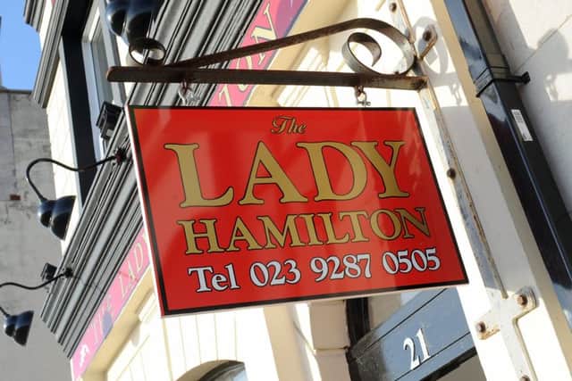 The Lady Hamilton Pub in The Hard, Portsmouth