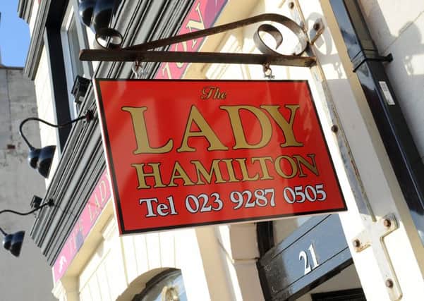 The Lady Hamilton Pub in The Hard, Portsmouth