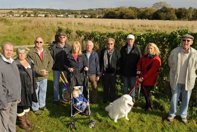 Local residents who have fought against plans to develop land to the north of Cranleigh Road in Portchester