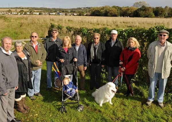 Local residents who have fought against plans to develop land to the north of Cranleigh Road in Portchester