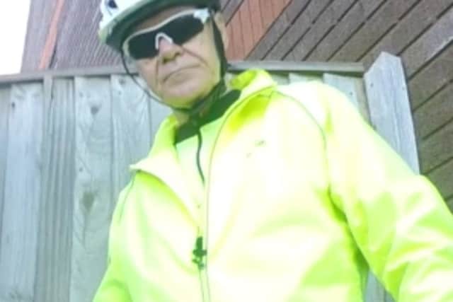 Cyclist Freddie Lewis, 63, of Gosport