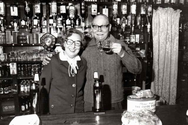 Elsie and Reg Woodland at The Berkeley Arms, Bosham