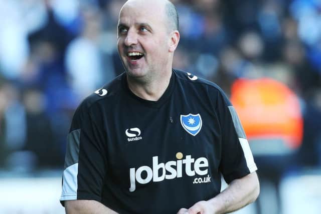 Pompey boss Paul Cook Picture: Joe Pepler