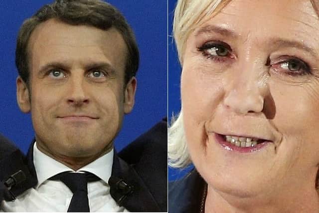 Emmanuel Macron (left) and Marine Le Pen are vying to be France's next president. Pictures: PA