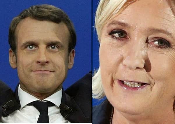 Emmanuel Macron (left) and Marine Le Pen are vying to be France's next president. Pictures: PA