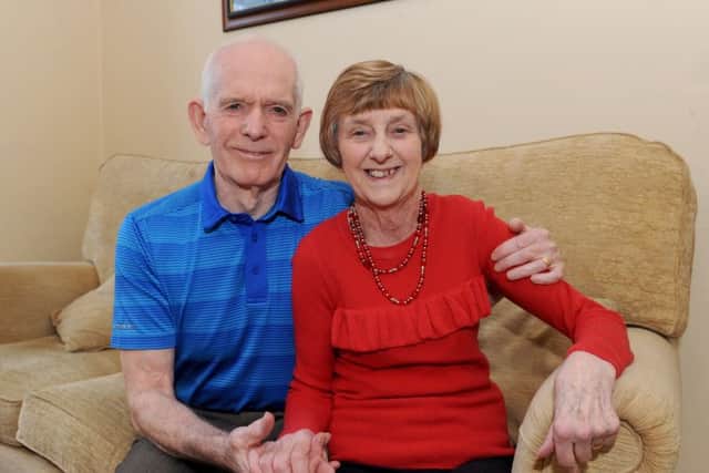 Bill Morgan and his wife Betty, from Southsea, will be celebrating their Diamond wedding anniversary on June 1, 2017. Picture: Sarah Standing (170547-6454) PPP-170426-185722001
