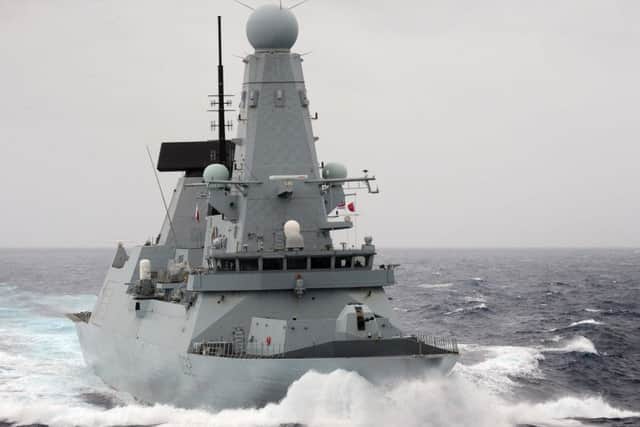 HMS Daring at sea. Picture by L(Phot) Keith Morgan