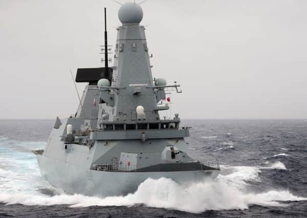 HMS Daring at sea. Picture by L(Phot) Keith Morgan