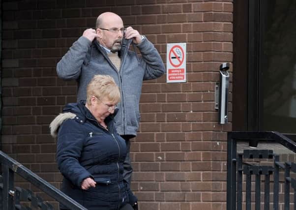 Linda and Colin Blakey, of Lantana Close in Waterlooville, pictured leaving court