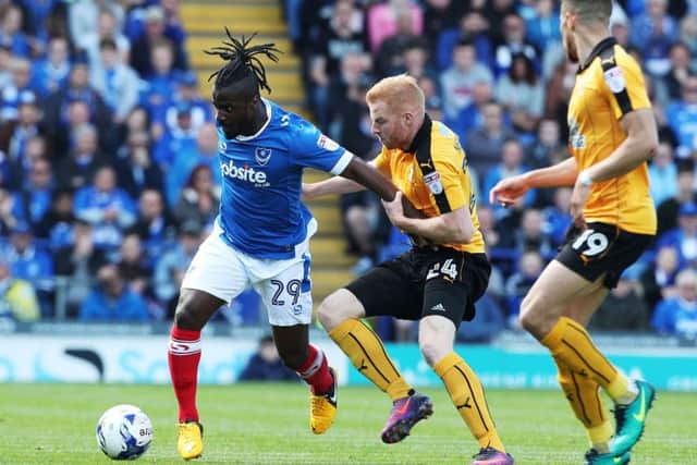 Stanley Aborah made his full Pompey debut in the 2-1 win against Cambridge United last weekend