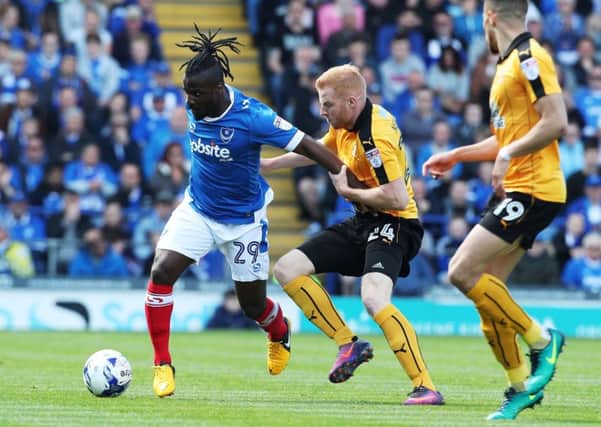 Stanley Aborah made his full Pompey debut in the 2-1 win against Cambridge United last weekend