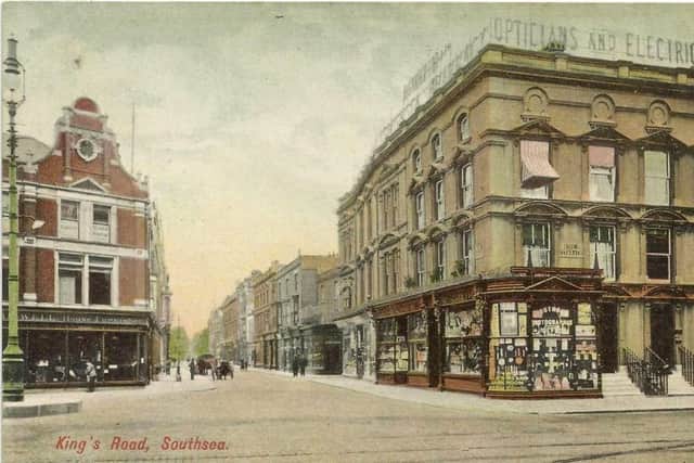 The height of fashion  Kings Road, Southsea, in all its colourful glory. 		                            Picture: Patrick Boyle Memories of Bygone Portsmouth.