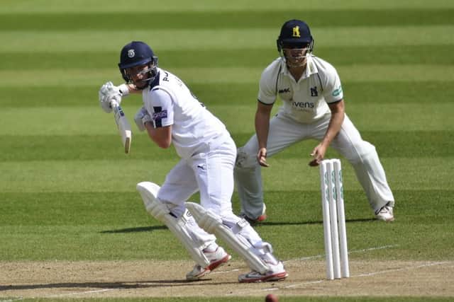 Tom Alsop hit an unbeaten century. Picture: Neil Marshall