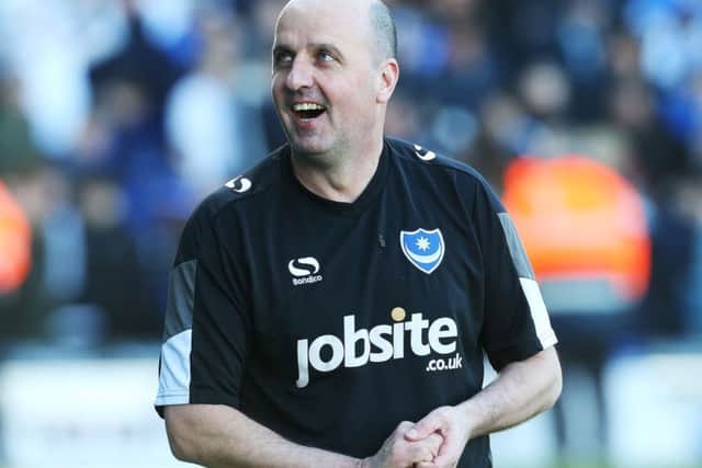 Pompey boss Paul Cook Picture: Joe Pepler