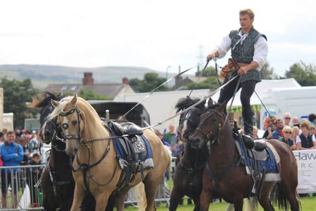 The Atkinson Action Horses, which will be appearing at HMS Sultan's Summer Show