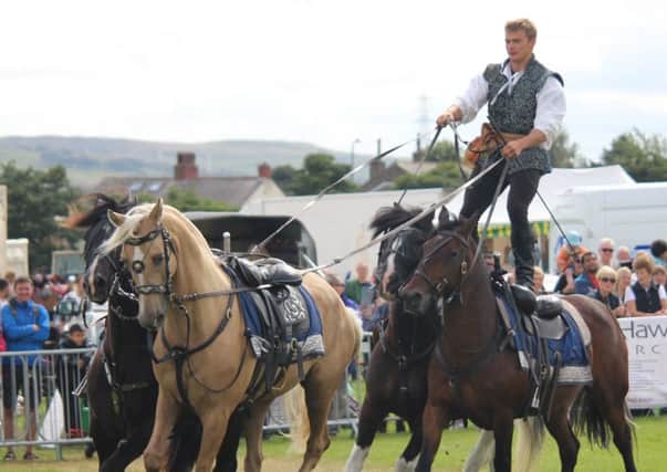The Atkinson Action Horses, which will be appearing at HMS Sultan's Summer Show