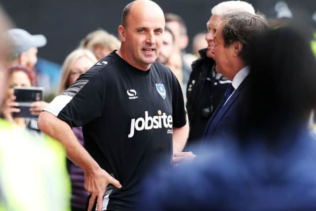 Pompey boss Paul Cook Picture: Joe Pepler