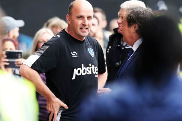 Pompey boss Paul Cook Picture: Joe Pepler