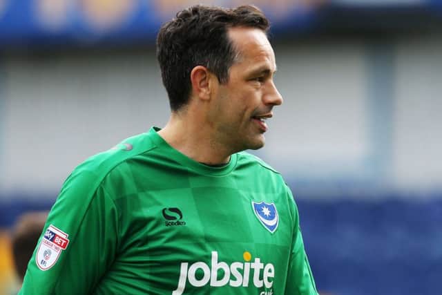 Pompey keeper David Forde Picture: Joe Pepler
