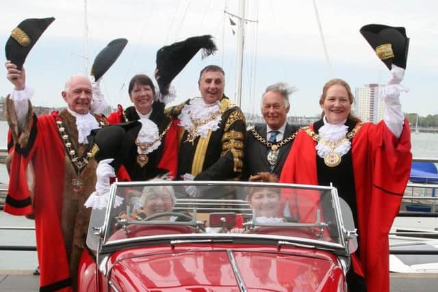 The mayoral gathering at the Spinnaker Tower Picture: Sandra Day Photography.