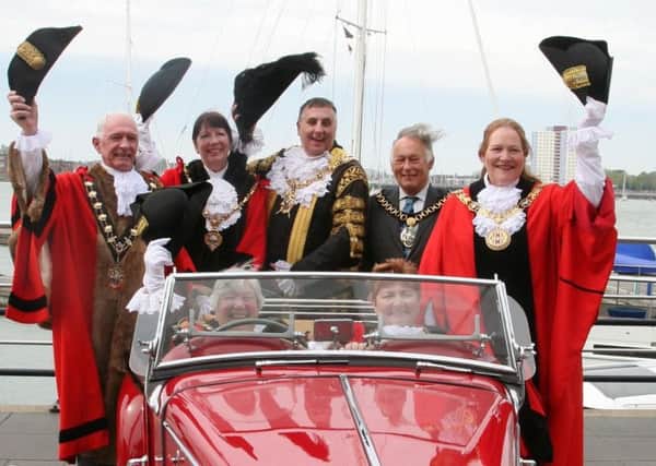 The mayoral gathering at the Spinnaker Tower Picture: Sandra Day Photography.