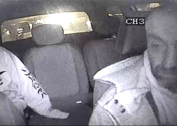 CCTV shows the attack happening inside Alan Newman's taxi
