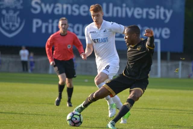 Nicke Kabamba helped Pompey enjoy an excellent run in the Premier League Cup. Picture: Colin Farmery
