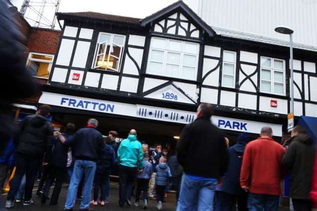 The entrance to Fratton Park