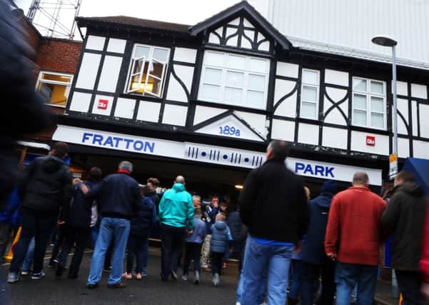 The entrance to Fratton Park