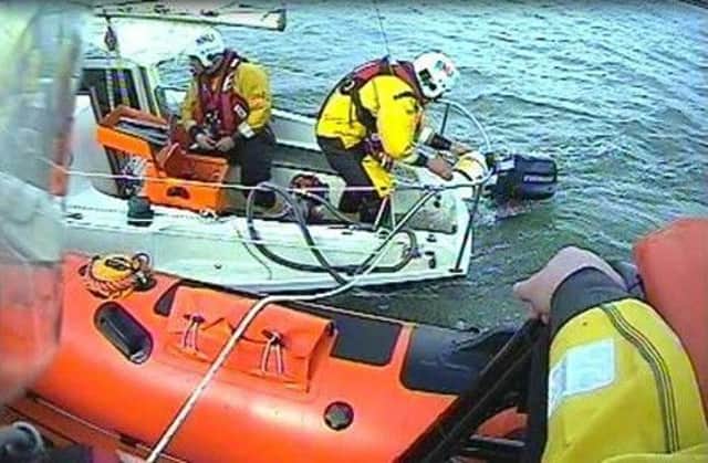 The bilge pump on the 22ft yacht failed
