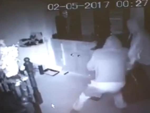 CCTV image of the raiders