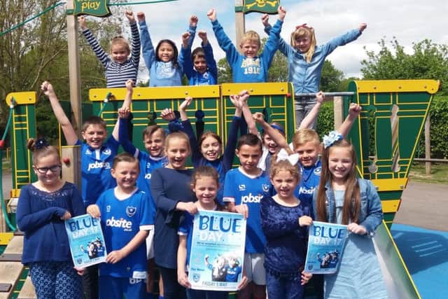 Blue Day at Medina Primary School