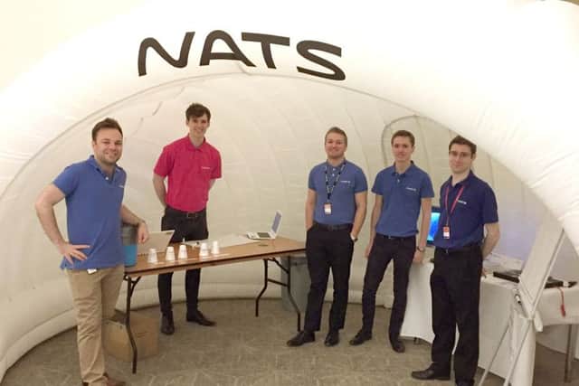 Students had the chance to meet air traffic control engineers from Nats