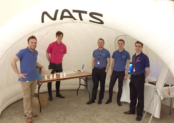 Students had the chance to meet air traffic control engineers from Nats