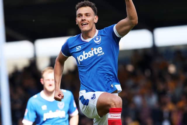 Pompey forward Kal Naismith has enjoyed an impressive end to the season Picture: Joe Pepler