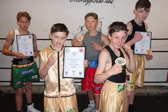 From left: Jay Cooper, Harley Macpherson, Bobby Prior, Sam Mckeowen and Taylor Sutton