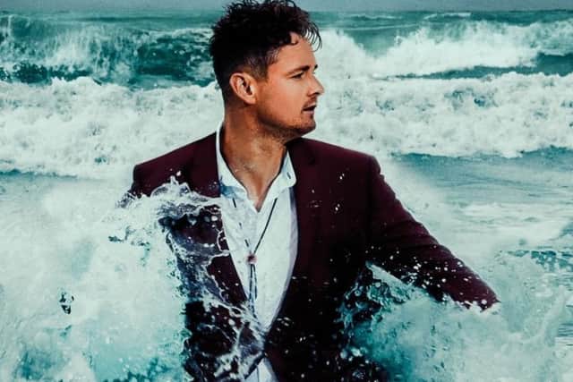 Tom Chaplin in an image from the session for the cover of his debut solo album, The Wave