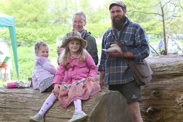 Hazel, three, Elizabeth, five, Lucy and Seb Spence Picture: Habibur Rahman (170578-22)