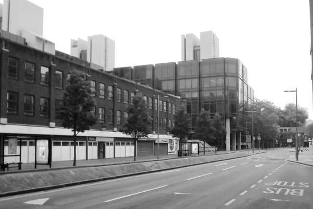 NOW: Isambard Brunel Road today, minus Guildhall.