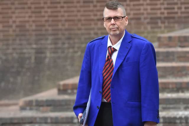 Steven George outside Portsmouth Crown Court Picture: Solent News & Photo Agency