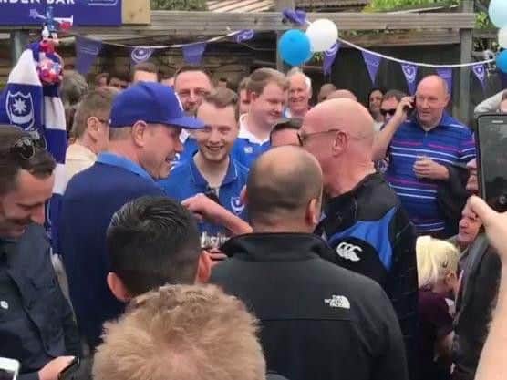 Michael Eisner met fans at the Shepherd's Crook