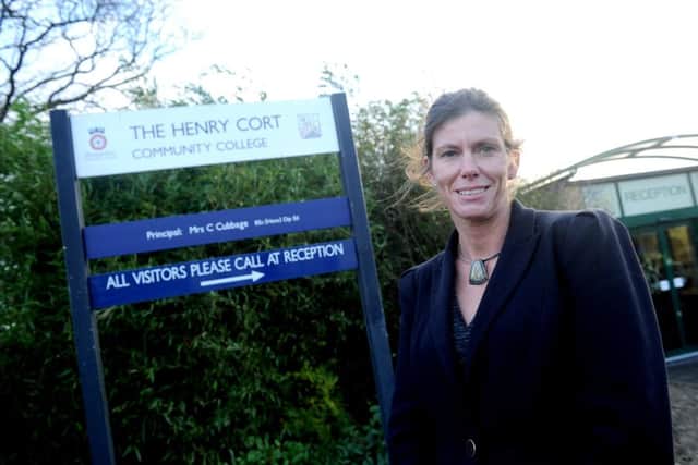 Henry Cort headteacher Claudia Cubbage is urging shoppers to vote for the school at Tesco