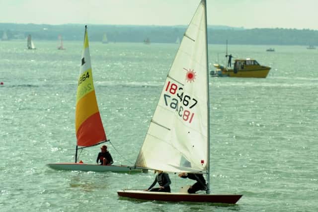 Sailing at Stokes Bay