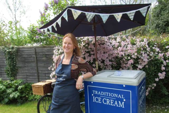 Julie Etele has swapped finance for ice cream