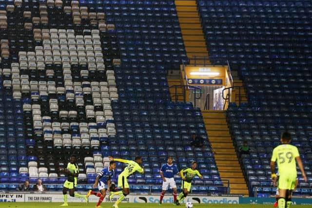 Pompey v Reading under-23s in the Checkatrade Trophy. Picture by Joe Pepler