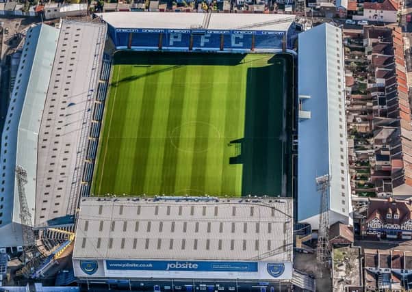 An aerial shot of Fratton Park. 

Picture: Shaun Roster