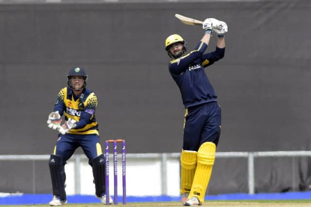 James Vince on his way to a club-record 178. Picture: Neil Marshall