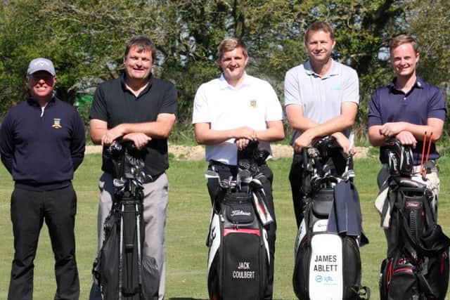 Lee head pro Jon Barnes, Steve Richardson, Jack Coulbert, James Ablett and Martin Adams took part in the exhibition match